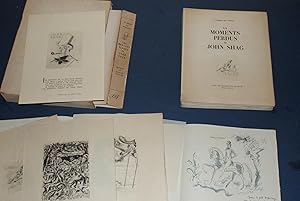 Les Moments Perdus de John Shag. Avec dessin original signé d'Hervé Baille + Gravures.