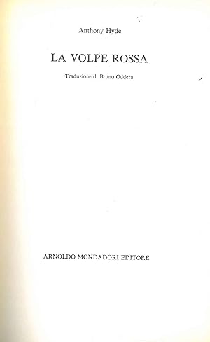 La volpe rossa Traduzione di B. Oddera