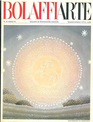 Bolaffiarte n. 48. Ivan Rabuzin: "Il capricorno". Riproduzione fotolitografica (in 4 colori offse...