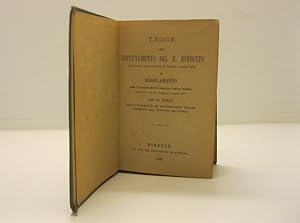 Legge sul reclutamento del R. esercito e regolamento per l'applicazione della legge stessa approv...