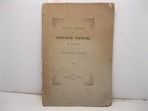 Origine e progresso della istruzione popolare in Genova e sue attuali condizioni.