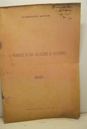 A proposito di una collezione di passaporti