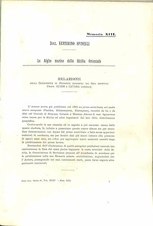 Le Alghe marine della Sicilia orientale