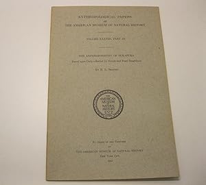 The Anthropometry of Pukapuka. Based upon Data collected by Ernest and Pearl Beaglehole Anthropol...