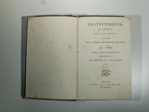 Trattenimento di poesia sopra varj soggetti in occasione della pubblica distribuzione de' premi a...