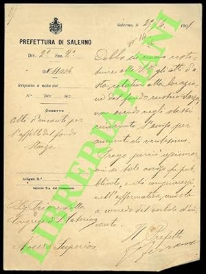 Prefettura di Salerno. Nocera Superiore. Contratti d'affitto di fondi.