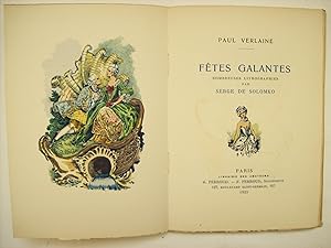 Fêtes galantes, nombreuses lithographies de Serge de Solomko.