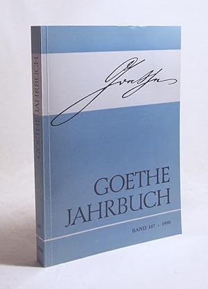 Seller image for Goethe-Jahrbuch : Band 107. 1990 / im Auftrag d. Vorstandes d. Goethe-Gesell. hrsg. for sale by Versandantiquariat Buchegger