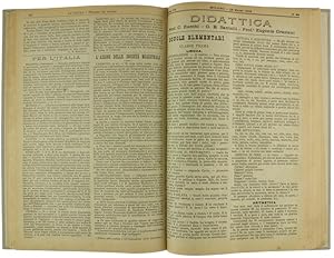DIDATTICA. Anno VI completo. Serie dei numeri 1-36 rilegati in un volume.: