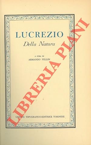 Lucrezio. Della natura.
