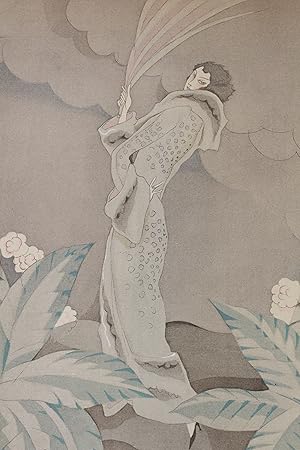 La Femme à l'émeraude. Manteau en tigre, de Max-Leroy (pl.23, La Gazette du Bon ton, 1923 n°5)