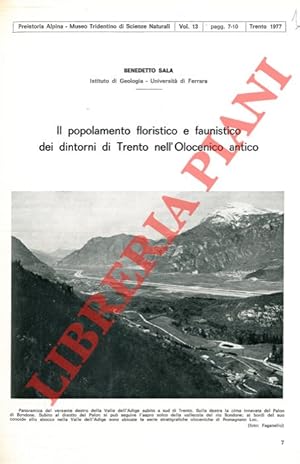 Il popolamento floristico e faunistico dei dintorni di Trento nell'Olocene antico.