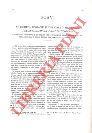 Antichità romane e dell'Alto Medioevo dell'Interamnia Praetuttiorum scoverte nel sottosuolo di Te...