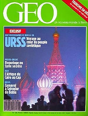 eo - Un nouveau Monde La terre, numero 108, Fevrier 1988, URSS Voyage au cur du peuple sovietique