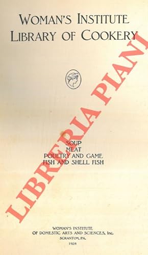 Soup Meat Poultry and Game Fish and Shell Fish.