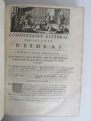 Les deux livres d'Esdras, Tobie, Judith, et Esther. Commentaire litteral sur tous les livres de l...