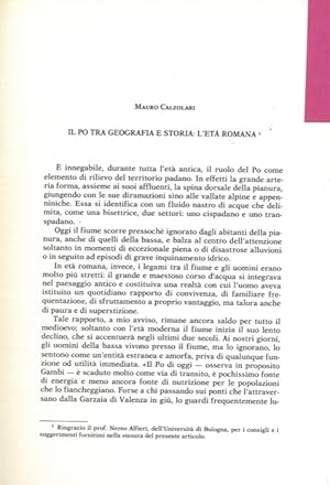 Il Po tra geografia e storia: l'età romana.