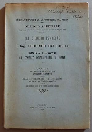 Consiglio Superiore dei Lavori Pubblici del Regno. Collegio arbitrale. Nel giudizio pendente fra ...