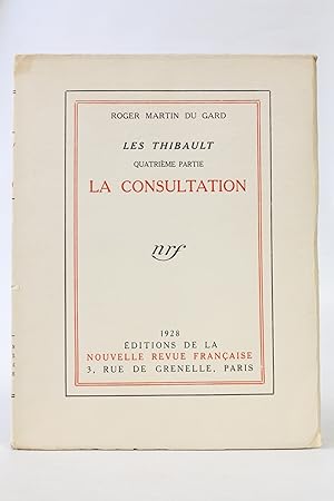 Les Thibault - Quatrième partie. La consultation