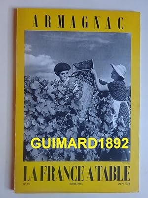 La France à table n°73 Armagnac