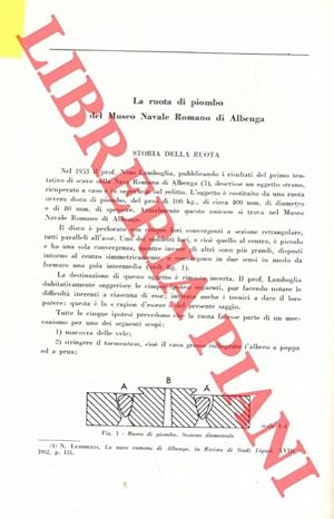 La ruota di piombo del Museo Navale Romano di Albenga.