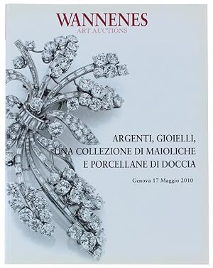 ARGENTI, GIOIELLI, UNA COLLEZIONE DI MAIOLICHE E PORCELLANE DI DOCCIA. Genova 17 Maggio 2010.: