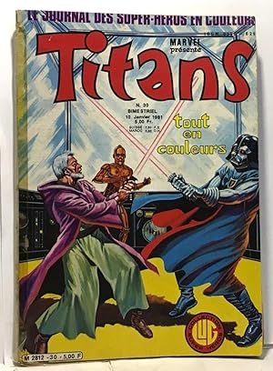 Titans - le journal des super héros en couleurs N°30 bimestriel 10 janvier 1981