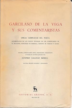 Garcilaso de la Vega y sus comentaristas