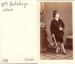 Actrice Théâtre, La comédienne Mlle Delahaye du Théâtre de l'Odéon