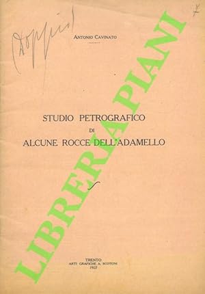 Studio petrografico di alcune rocce dell'Adamello.