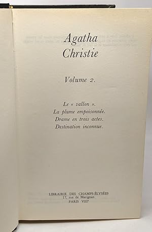 Le vallon - La plume empoisonnée - Drame en 3 actes - Destination inconnu --- volume 2 --- (4 rom...