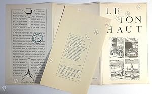Le Ton Haut. Texte de Bernard Roger. Exposition de Camacho à la galerie Mathias Fels et Cie en Ma...