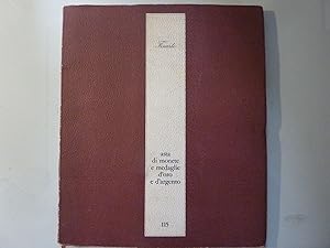 FINARTE Asta di Monete Italiane ed Estere, 115 Milano 5 Ottobre 1971 MONETE E MEDAGLIE D'ORO E D'...