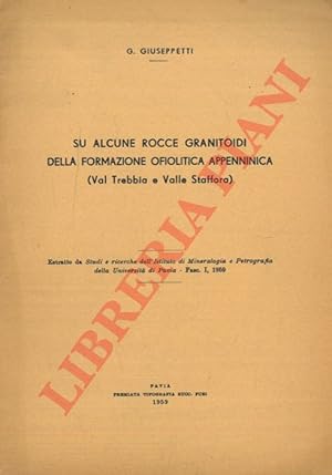 Su alcune rocce granitoidi della formazione ofiolitica appenninica (Val Trebbia e Valle Staffora) .