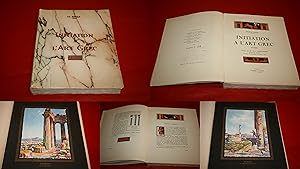 Initiation à l'Art Grec. Édition Originale Numérotée 193/250 sur Grapho Calco.