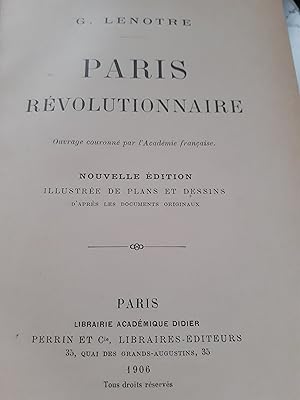 paris révolutionnaire