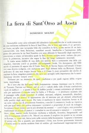 La fiera di Sant'Orso ad Aosta.