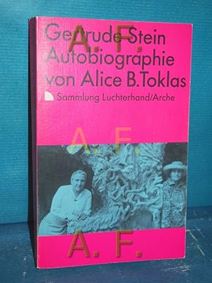 Imagen del vendedor de Autobiographie von Alice B. Toklas. a la venta por Antiquarische Fundgrube e.U.