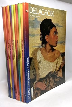 À l'école des grands peintres N°1-2-5-6-11-16-18-19-20-23-24 - Renoir Watteau Courbert Giotto Pic...