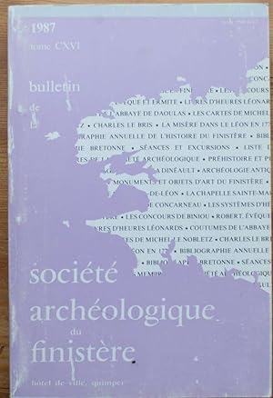Société Archéologique du Finistère - Année 1987 - Tome CXVI