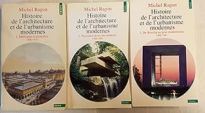 Histoire de l'architecture et de l'urbanisme modernes - 3 tomes