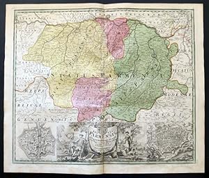 Status Parmensis sive Ducatus Parmensis et Piacentinus una cum Ditione Buxetana et Valle Tarae No...