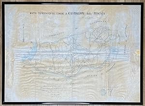 MAPPA topografica del comune di Castiglioni della Pescaja. Scala di 1 a 50.000