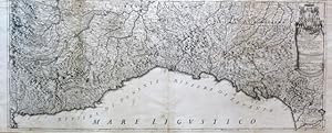 La Liguria o Stato della Repubblica di Genova con altri Stati adiacenti. Dedicata all'Impareggiab...