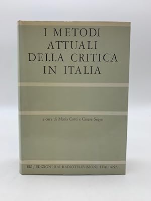 I metodi attuali della critica in Italia
