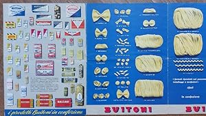 La pasta raffinata extra Buitoni e i suoi formati (catalogo pubblicitario)