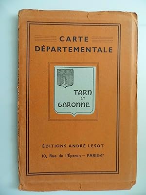 CARTE DEPARTEMENTALE TARN ET GARONNE
