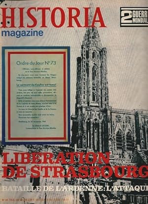 Image du vendeur pour Historia 2e Guerre Mondiale n84 : Libration de Strasbourg - Collectif mis en vente par ChouetteCoop
