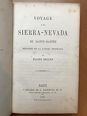 Voyage à la Sierra-Nevada de Sainte-Marthe