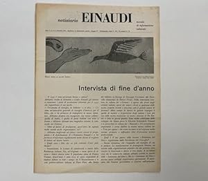 Notiziario Einaudi. Mensile di informazione culturale, anno I, n. 8, 31 Dicembre 1952